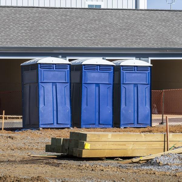 Heavy-duty construction site porta potty in Concord, New Hampshire